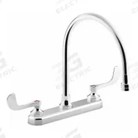 KOHLER Gooseneck Kitchen Faucet: Triton Bowe™, Brass, Widespread, Deck, 3 Mounting Holes, Chrome (MPN K-810T70-5AFA-CP). Key specifications — Series: Triton Bowe™; Brand: KOHLER.