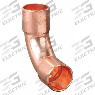 NIBCO Sweat Fitting Elbow: 3/16 in CTS x 3/16 in CTS, Cup x FTG, Wrot Copper (MPN 607LT 3/16OD) - Wrot Copper Tube Fittings