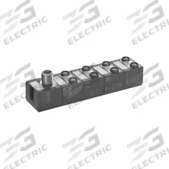 MURRELEKTRONIK IO-Link NPN hub: 8 Output Ports, 3-Pole A-Coded M8 Female, 8 Digital Inputs, 24V DC (MPN 59007). Key specifications — attr912985: COM3 (230.4 kbit/s); attr912983: 24V DC; attr912984: IP67.