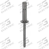 Blind Rivet,1.859" L,0.1875" dia,PK25: Inch, 1 55/64 in Overall Lg, 37/64 in Body Lg, Dome, 25 PK (MPN MGLP-R6-7-PKT). Key specifications — Brand: MAGNA-LOK.