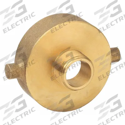MOON AMERICAN Fire Hose Adapter: 1 in_2 1/2 in Compatible Pipe Size, NH X NPT, Straight - Brass Rigid Fire Hydrant & Standpipe Adapters