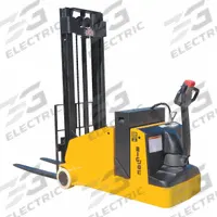 BIG JOE Stacker: 2,200 lb, 128 in Max Lifting Ht, Adj Fork, 42 in L x 4 in W Fork, Sealed Lead Acid (MPN CB 22-128). Key specifications — Brand: BIG JOE; Lift Mechanism: Hydraulic; Width Across Forks: 8 in to 30 in.