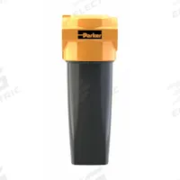 PARKER Compressed Air Filter: 1 micron, 1 1/2 in NPT, 339 cfm, 232 psi Max Op Pressure (MPN AOPX035GNFX). Key specifications — attr241482: No; attr110918: Yes; attr110926: Aluminum; attr110904: PARKER.