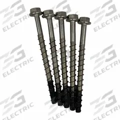 MKT FASTENING Screw Anchor: 1 3/4 in Overall Lg, 1/4 in Dia, Stainless Steel, Plain, Hex, 10 PK (MPN 4314134). Key specifications — Finish: Plain; Material Grade/Class: 316; Removable: Removable; System of Measurement: Inch; Brand: MKT FASTENING; Screw Anchor Type: Screw Anchor; Anchor Type: Screw.
