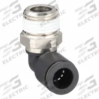 LEGRIS Push-Fit Elbow Fitting: 3/8 in OD x 3/8 in Pipe Size, Push-to-Connect x MNPT, Black, 10 PK (MPN 3109 60 18). Key specifications — Brand: LEGRIS.
