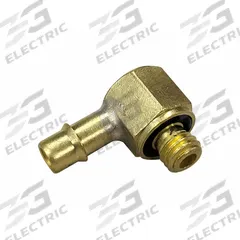 MEM-CO Barbed Fitting Elbow: 3/16 in Pipe x 5/32 in ID Size, MNPT x Barbed, Brass, Beaded Barb (MPN 10LB3-1/2-NP). Key specifications — Brand: MEM-CO.