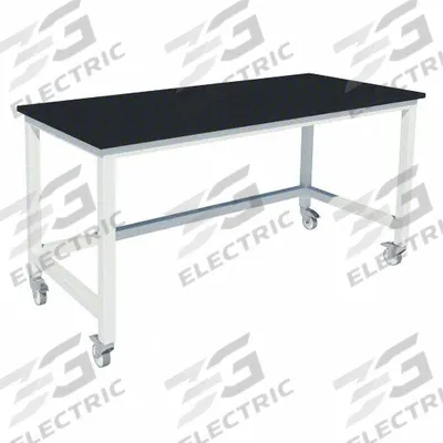 INSTOCK Heavy Duty Table: 30 in Overall Wd, 36 in Overall Ht, 8 ft Overall Lg, Phenolic - Fixed-Height Laminate Surfaced Lab Tables