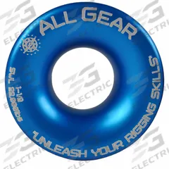 ALL GEAR Ring: Premium Aircraft Aluminum, Blue/Red, 4 in Overall Lg (MPN AGLFR112). Key specifications — Color: Blue/Red; Material: Premium Aircraft Aluminum; Brand: ALL GEAR.
