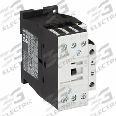 EATON IEC Magnetic Contactor: Non-Reversing, 3 Poles, 3NO Contacts, 32 A, 24V AC Coil (MPN XTCE032C10T). Key specifications — Brand: EATON; Integrated Surge Suppression: Yes.