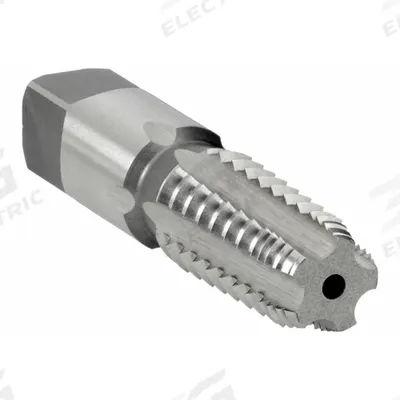 CHICAGO-LATROBE Pipe and Conduit Thread Tap: 1/4"-18 NPT, 5 Flute, Semi-Bottoming Chamfer (MPN 385760) - Interrupted-Thread Pipe Taps