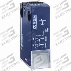 TELEMECANIQUE SENSORS Miniature Limit Switch Body: EN50047 Body, 2 Mounting Holes, SPDT, Metallic (MPN ZCMD21M12). Key specifications — attr1019579: 4-Pin M12 Male Connector; attr1018601: XCMD; attr211338: TELEMECANIQUE SENSORS; attr1027434: No Indicating Light Included; attr1038844: Metallic.