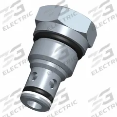 BUCHER HYDRAULICS Cartridge Valve: Screw-In, Screwdriver Adjustment, C08-20 Valve Cavity Size, CVPF (MPN CVPF-08-N-0-005). Key specifications — attr1012059: CVPF-08-N-0-005; attr1250696: CVPF; attr1011660: Nitrile; attr1011632: Screwdriver; attr1011635: BUCHER HYDRAULICS; attr1011644: C08-20.