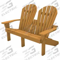 ULTRASITE Adirondack Chair: Cedar, Cedar, Vandal Resistant, 16 in Seat Ht, 47 1/2 in Seat Wd (MPN PB ADRIVCED). Key specifications — Finish: Vandal Resistant; Frame Color: Cedar; Frame Material: Resinwood; Seat Color: Cedar; Seat Material: Resinwood.