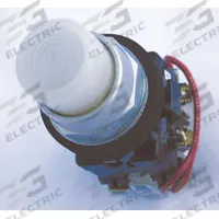 EATON Pilot Light: 30 mm Panel Mounting Size, White, LED, 24 V AC/DC Max Volt Rating (Supply) (MPN HT8GTWF3). Key specifications — Series: HT800; Brand: EATON; Includes Push-To-Test: Push-To-Test Included.
