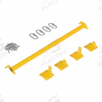 Bollard Barrier Conversion Kit: 20 in Overall Ht, 2 in Overall Lg, 2 in Overall Wd, Yellow (MPN DCBB-B-KIT). Key specifications — Brand: VESTIL; For Use With: Existing Bollards; Material: Carbon Steel; Includes: (16) Self Tapping Screws; Product Type: Bollard Barrier Conversion Kit.