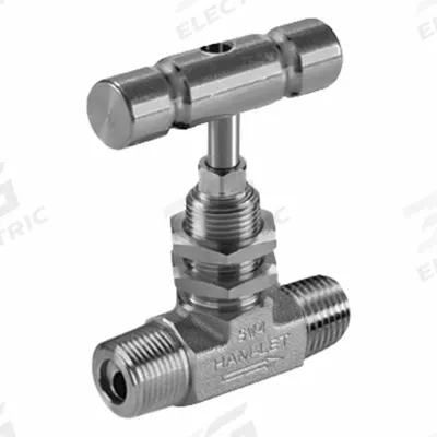 HAM-LET Plumbing Needle Valves: Inline Valve Body, 316 Stainless Steel, Integral Bonnet - Stainless Steel Straight-Body Needle Valves