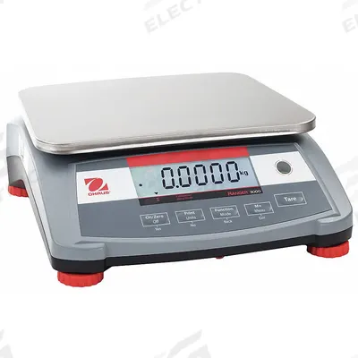 OHAUS Industrial Bench Scale: 9 in x 11 7/8 in, Not IP Rated, Integrated - Compact Bench Scales