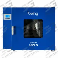 BEING SCIENTIFIC Drying Oven: Forced Air, 1.8 cu ft Capacity, 482°F Max Temp, 1,200 W Watt, +/-0.5°C (MPN EOF-50). Key specifications — Voltage: 120V; Brand: BEING SCIENTIFIC; Temperature Accuracy Tolerance: +/-0.5°C; Temperature Uniformity: +/-2.0 @ 150°C.