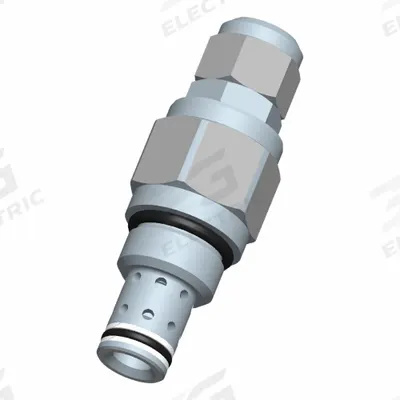 BUCHER HYDRAULICS Cartridge Valve: Screw-In, Screwdriver Adjustment, C10-20 Valve Cavity Size - Pressure Control Cartridge Valves