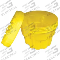 ULTRATECH Overpack Drum: LDPE, 20 gal, Screw-On Lid, Unlined/No Interior Coating, Polyethylene (MPN 0587). Key specifications — Drum Material: LDPE; Drum Head Type: Open Head; UN Rating Solids: 1H2/X46/S; UN Rating Liquids: 1H2/X46/S/**/USA/+AA10183; Interior Lining: Unlined/No Interior Coating; Drum Message Text: Overpack/Salvage Drum; Closing Ring Material: Polyethylene; For Holding: Drums.