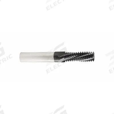 CLEVELAND Thread Mill: Helical Flute, 9/16"-18 UNF, 4 Flute - Helical-Flute Thread Mills
