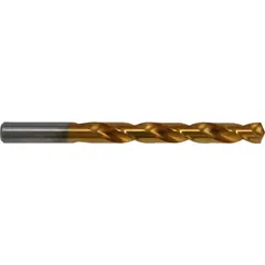 CHICAGO-LATROBE Jobber Length Drill Bit: 21/64", 135° Split Point, TiN-Coated HSS, NAS 907 Type B (MPN 41621). Key specifications — attr1225567: 0.3281.
