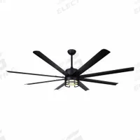 CANARM Ceiling Fan: 9,583 cfm Airflow, 6 ft Blade Dia, 5 Speeds, 120V AC, Single Phase, Black, EZRA (MPN CP72EZR8BK-W). Key specifications — Voltage: 120V AC; Light Kit: Yes; Series: EZRA; Number of Speeds: 5; Phase: Single; Current: 0.6 A; Brand: CANARM.
