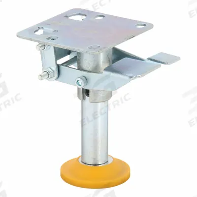 APPROVED VENDOR Floor Lock: For 5 in Wheel Dia, 5 5/8 in Floor Lock Retracted Ht - Abrasion-Resistant Nonmarking Floor Locks