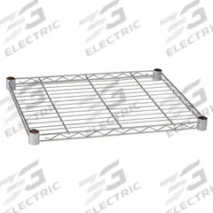 APPROVED VENDOR Wire Shelf: 60 in x 18 in, 1 Shelves, Split Sleeve, 600 lb Load Capacity, Dry, Steel (MPN 5GRW1). Key specifications — Recommended Environment: Dry; Material: Steel; Brand: APPROVED VENDOR; Color: Silver; Finish: Chrome.