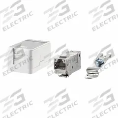 METZ CONNECT RJ45 Keystone: Rail, GD-Zn (Zinc Die-Cast), IDC Connection x RJ45, 180° Mounting Angle (MPN 130910D1APLKE). Key specifications — Housing Material: GD-Zn (Zinc Die-Cast); Includes Connector: Equipped; Mounting Type: Rail; Product Type: Extension Box; Connector Color: White; Connection Type: IDC Connection x RJ45.