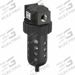 PARKER Compressed Air Filter: Particulate, 1/2 in NPT, 40 micron, 130 cfm, 150 psi Max Op Pressure (MPN 07F36AC). Key specifications — attr110055: 07F; attr110008: PARKER.