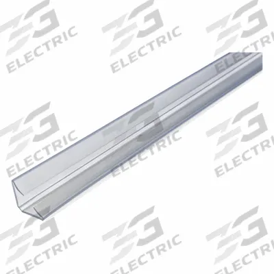 LORIENT Smoke and Draft Seal: Batwing, Self-Adhesive Mounting, Std, Flex Elastomer/Rigid PVC - Fire & Smoke Perimeter Door Seals & Gaskets