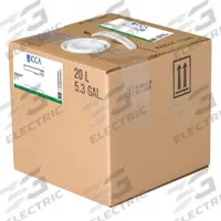 RICCA CHEMICAL Buffer - pH 2.00: Lab, 20 L Volume, Liquid, pH 1.99 to 2.01, Plastic, Box, Buffer, 1 (MPN R1493000-20F). Key specifications — Brand: RICCA CHEMICAL; CAS Number: 7647-01-0; Chemical Family Type: Buffer; Chemical Grade: Lab; Concentration: pH 1.99 to 2.01; Container Material: Plastic; Container Type: Box; Form: Liquid.