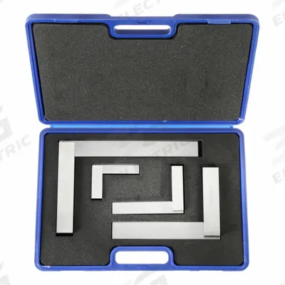 WESTWARD Precision Steel Square: 90° Angle - Machinist Precision Steel Square Sets