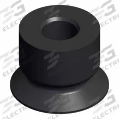 SMC Pad Unit: Flat, w/o Adapter, 8 mm Pad Dia, NBR, Black, 50, 6 mm Pad Ht, ZP3 (MPN ZP3-08UMN). Key specifications — attr1019101: ZP3-08UMN; attr1019103: SMC; attr1019107: 50.