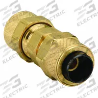 PARKER Compression Fitting Union: 1/4 in OD x 1/4 in OD Fitting Size, Brass, 10 PK (MPN 62P-4). Key specifications — attr1195695: PARKER.