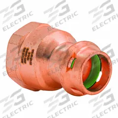 QUICKFITTING SUREPRESS Crimp Adapter Fitting: 1/2 in CTS x 3/4 in Pipe size, Press-fit x FNPT (MPN SPWF12R). Key specifications — Brand: QUICKFITTING SUREPRESS; Broad - Material for Bullet: Copper Or Bronze; Fitting Size: 1/2 in CTS x 3/4 in Pipe; Brand - Broad: QUICKFITTING SUREPRESS.