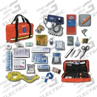 Child Response Kit: 67 Components, Nylon, Bag, Orange, Medication Included, Nylon (MPN 888). Key specifications — Brand: EMI; Adhesive Bandages Included: (4) Adhesive Bandages; Product Type: Child Response Kit; PPE and Disposal Equipment Included: (4) Nitrile Gloves; Oral and Inhalant Medicinals Included: (4) Ammonia Towelettes; Tools Included: EMS Shears; Topical Medicinals Included: (10) Antimicrobial Hand Wipes; Wound Dressings Included: Elastic Emergency Tourniquet.
