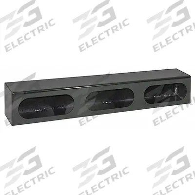 BUYERS PRODUCTS Light Box: Light Box, Black, Steel, 25 in Lg, 3 in Ht - Vehicle Light Mounts & Brackets