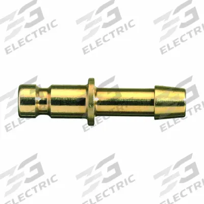 PARKER Quick Coupler: Hose Barb, 2 11/16 mm Body Size, Brass - European High-Flow Brass Quick-Connect Air Coupling Plugs
