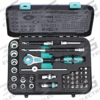 WERA Socket Wrench Set: 1/4 in Drive, 41 Piece, 6-Point, SAE, 3/16 in to 9/16 in (MPN 05003535001). Key specifications — attr1224269: 1/4 in; attr1204638: Drive Tools Included; attr1227399: Zyklop; attr1204650: 3/16 in to 9/16 in; attr1204658: 3 Extensions; attr1204673: Socket Bits Not Included; attr1204681: Wrenches Not Included; attr1204688: WERA.