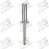 Blind Rivet,2 12/71" L,0.249" dia,PK100: Inch, 2 11/64 in Overall Lg, 27/32 in Body Lg, Dome, 100 PK (MPN AD810ABS203). Key specifications — Brand: POP AVDEL.