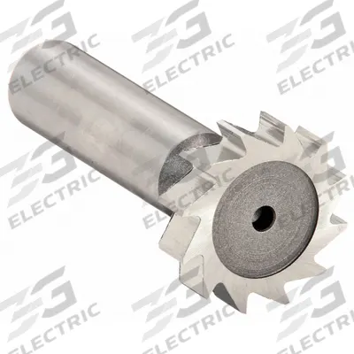 KEO Standard Keyseat Cutter: High Speed Steel, Straight Tooth, 1-1/8" Dia, 1/4" Thick - High-Speed Steel Keyseat Milling Cutters