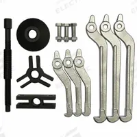 WESTWARD Manual Puller Set: 11 1/2 in Jaw Spread, 6 1/8 in Jaw Reach, 0.35 Jaw Thick, 11 1/2 in (MPN 23MD47). Key specifications — attr668195: 7/16"-20; attr663993: WESTWARD; attr924203: Standard.