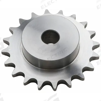 TSUBAKI Single Strand Sprocket: One-Sided Hub, For Single Strands, 25, 16 Teeth - Size 25 Plain-Bore Roller Chain Sprockets