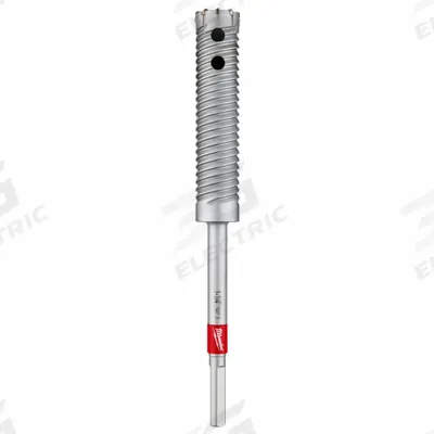 MILWAUKEE Rebar Cutter Drill Bit: 1 1/4 in Drill Bit Size, 10 in Max Drilling Dp - 3-Flat-Shank Rebar Cutting Drill Bits