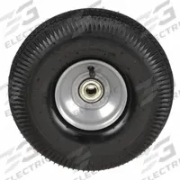 DAYTON Pneumatic Wheel 10" x 4": Pneumatic Wheel, For Hand Trucks, Black/Gray, Rubber/Steel (MPN MH2W17901G). Key specifications — attr1343630: Pneumatic Wheel; attr1343631: 21U667; attr1343622: Rubber; attr1343633: DAYTON; attr1343619: Black; attr1343632: Hand Trucks.