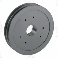 APPROVED VENDOR V-Belt Pulley: C120, 2 Groove, 12.4 in OD, Bushed Bore, SF, For C/CX Belt Section (MPN 2C120SF). Key specifications — Pulley Industry Number: C120; Pitch Diameter: 12 in (C); For Belt Section (broad, with similar types): C or CX.