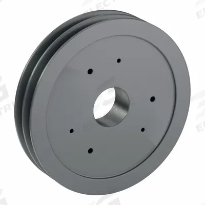 APPROVED VENDOR V-Belt Pulley: C120, 2 Groove, 12.4 in OD, Bushed Bore - Bushed-Bore Cast-Iron V-Belt Pulleys