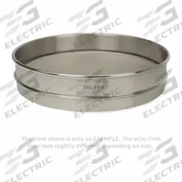 ADVANTECH Standard Stainless Steel Cloth Test Sieve: Stainless Steel, 12 in Outside Dia, 2 5/8 in Ht (MPN 7/8"SS12H). Key specifications — Screen Material: Stainless Steel; Brand: ADVANTECH; Frame Material: Stainless Steel; Standards: ASTM E11; US Standard Screen Size: 7/8 in.